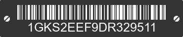 2013 GMC Yukon 1GKS2EEF9DR329511 VIN decoded