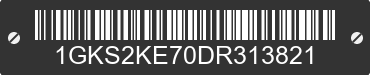 2013 GMC Yukon 1GKS2KE70DR313821 VIN decoded
