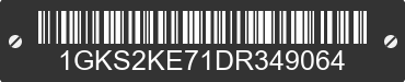 2013 GMC Yukon 1GKS2KE71DR349064 VIN decoded
