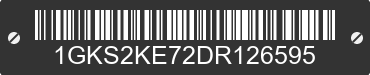 2013 GMC Yukon 1GKS2KE72DR126595 VIN decoded
