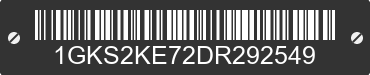2013 GMC Yukon 1GKS2KE72DR292549 VIN decoded