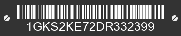 2013 GMC Yukon 1GKS2KE72DR332399 VIN decoded