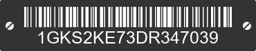 2013 GMC Yukon 1GKS2KE73DR347039 VIN decoded