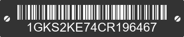 2012 GMC Yukon 1GKS2KE74CR196467 VIN decoded