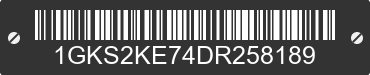 2013 GMC Yukon 1GKS2KE74DR258189 VIN decoded