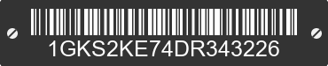 2013 GMC Yukon 1GKS2KE74DR343226 VIN decoded
