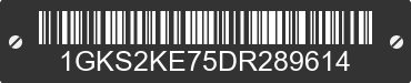 2013 GMC Yukon 1GKS2KE75DR289614 VIN decoded