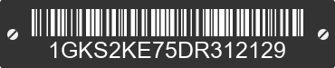 2013 GMC Yukon 1GKS2KE75DR312129 VIN decoded