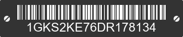 2013 GMC Yukon 1GKS2KE76DR178134 VIN decoded