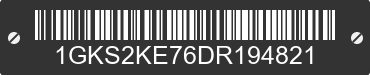 2013 GMC Yukon 1GKS2KE76DR194821 VIN decoded