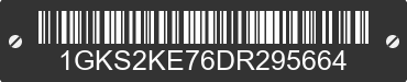 2013 GMC Yukon 1GKS2KE76DR295664 VIN decoded