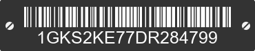 2013 GMC Yukon 1GKS2KE77DR284799 VIN decoded