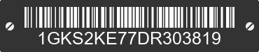 2013 GMC Yukon 1GKS2KE77DR303819 VIN decoded