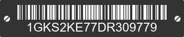 2013 GMC Yukon 1GKS2KE77DR309779 VIN decoded