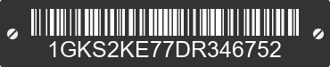 2013 GMC Yukon 1GKS2KE77DR346752 VIN decoded