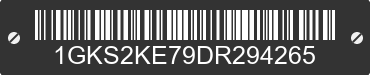 2013 GMC Yukon 1GKS2KE79DR294265 VIN decoded