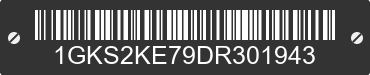 2013 GMC Yukon 1GKS2KE79DR301943 VIN decoded