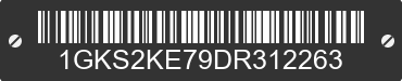 2013 GMC Yukon 1GKS2KE79DR312263 VIN decoded