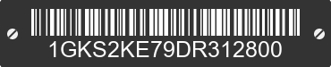 2013 GMC Yukon 1GKS2KE79DR312800 VIN decoded