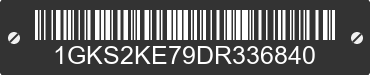 2013 GMC Yukon 1GKS2KE79DR336840 VIN decoded