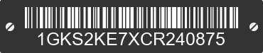 2012 GMC Yukon 1GKS2KE7XCR240875 VIN decoded