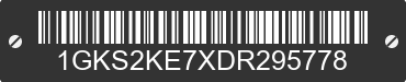 2013 GMC Yukon 1GKS2KE7XDR295778 VIN decoded