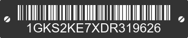 2013 GMC Yukon 1GKS2KE7XDR319626 VIN decoded