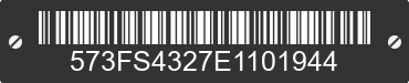 2014 GRAND DESIGN RECREATIONAL GRAND DESIGN RECREATIONAL 573FS4327E1101944 VIN decoded
