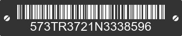 2022 GRAND DESIGN RECREATIONAL GRAND DESIGN RECREATIONAL 573TR3721N3338596 VIN decoded