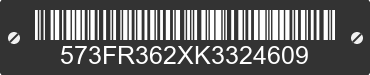 2019 GRAND DESIGN RECREATIONAL Reflection 573FR362XK3324609 VIN decoded