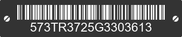 2016 GRAND DESIGN RECREATIONAL Reflection 573TR3725G3303613 VIN decoded