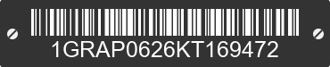 1989 GREAT DANE TRAILERS Great Dane Trailers 1GRAP0626KT169472 VIN decoded