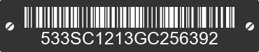 2016 H & H TRAILERS H & H Trailers 533SC1213GC256392 VIN decoded