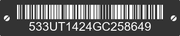 2016 H & H TRAILERS H & H Trailers 533UT1424GC258649 VIN decoded