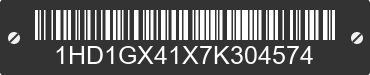 2007 HARLEY-DAVIDSON Dyna Street Bob 1HD1GX41X7K304574 VIN decoded