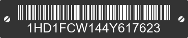 2004 HARLEY DAVIDSON Electra Glide Ultra Classic 1HD1FCW144Y617623 VIN decoded