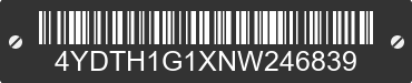 2022 HIDEOUT Hideout 4YDTH1G1XNW246839 VIN decoded