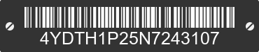 2022 HIDEOUT Hideout 4YDTH1P25N7243107 VIN decoded