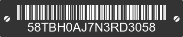 2022 HIGHLAND RIDGE Highland Ridge 58TBH0AJ7N3RD3058 VIN decoded