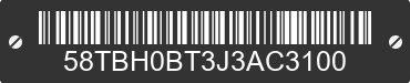 2018 HIGHLAND RIDGE Highland Ridge 58TBH0BT3J3AC3100 VIN decoded