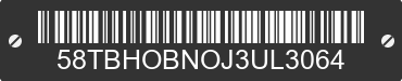 2018 HIGHLAND RIDGE Highland Ridge 58TBHOBNOJ3UL3064 VIN decoded