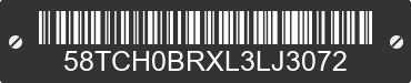 2020 HIGHLAND RIDGE Highland Ridge 58TCH0BRXL3LJ3072 VIN decoded