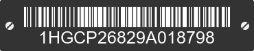 2009 HONDA Accord 1HGCP26829A018798 VIN decoded