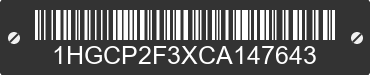 2012 HONDA Accord 1HGCP2F3XCA147643 VIN decoded