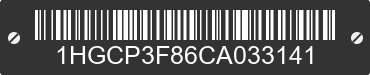 2012 HONDA Accord 1HGCP3F86CA033141 VIN decoded