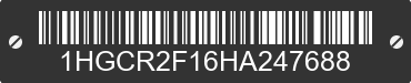 2017 HONDA Accord 1HGCR2F16HA247688 VIN decoded
