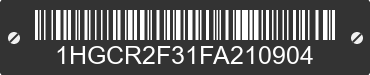 2015 HONDA Accord 1HGCR2F31FA210904 VIN decoded