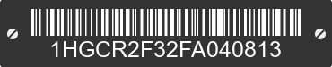 2015 HONDA Accord 1HGCR2F32FA040813 VIN decoded