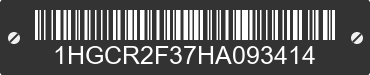 2017 HONDA Accord 1HGCR2F37HA093414 VIN decoded