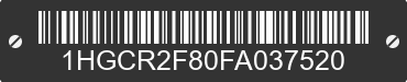 2015 HONDA Accord 1HGCR2F80FA037520 VIN decoded